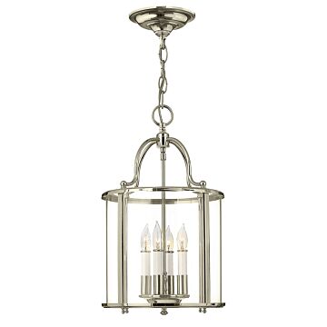 Hinkley Gentry 4-Light Pendant In Polished Nickel