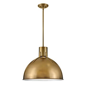 Hinkley Argo 1-Light Pendant In Heritage Brass
