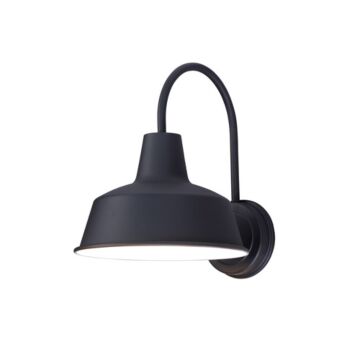 Pier M One Light Outdoor Wall Lantern in Black by Maxim