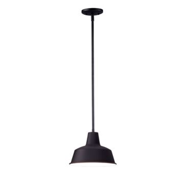 Pier M One Light Outdoor Pendant in Black by Maxim