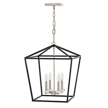 Hinkley Stinson 4-Light Chandelier In Black