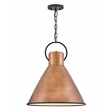 Hinkley Winnie 1-Light Pendant In Antique Copper