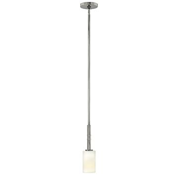 Hinkley Margeaux 1 Light Pendant in Polished Nickel