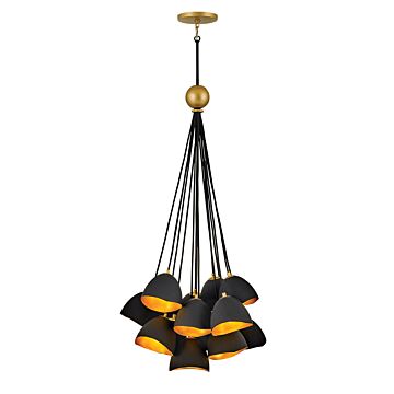 Hinkley Nula Pendant In Shell Black