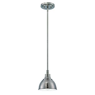 Timarron One Light Mini Pendant in Antique Nickel by Craftmade