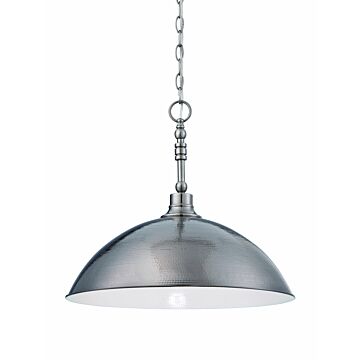Timarron One Light Pendant in Antique Nickel by Craftmade