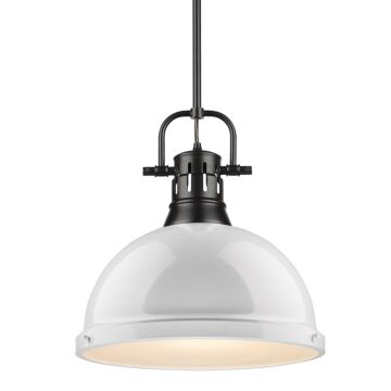 Golden Duncan 15 Inch Pendant Light in Black