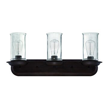 Craftmade Thornton 3-Light 25" Bathroom Vanity Light in Aged Bronze Brushed