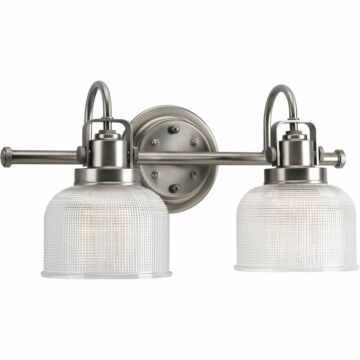 Archie 2-Light Bathroom Vanity Light Bracket in Antique Nickel