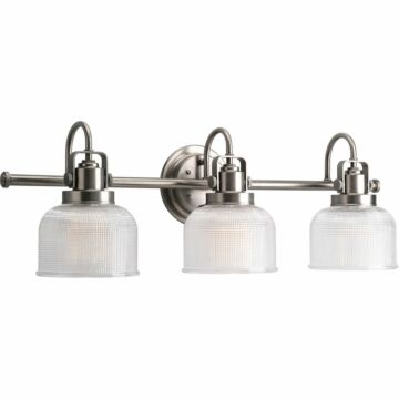 Archie 3-Light Bathroom Vanity Light Bracket in Antique Nickel