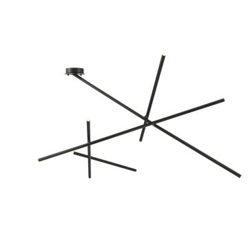 Eurofase Crossroads 9-Light Ceiling Light in Black