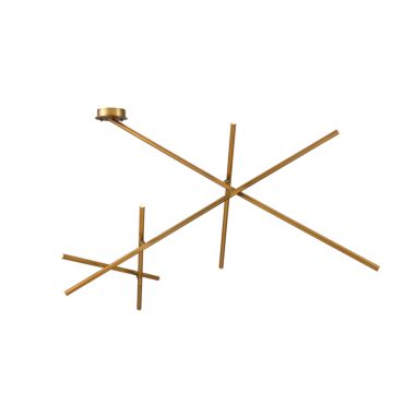 Eurofase Crossroads 9-Light Ceiling Light in Brass