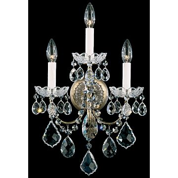 New Orleans Three Light Wall Sconce in Gold by Schonbek