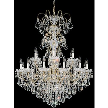 New Orleans 18 Light Chandelier in Black Pearl by Schonbek