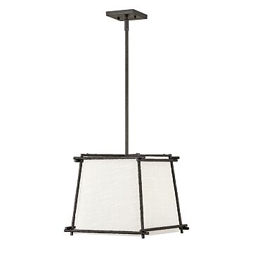 Hinkley Tress 1-Light Pendant In Forged Iron