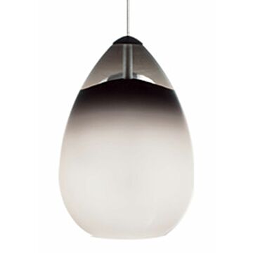 Alina One Light Pendant in Satin Nickel by Visual Comfort Modern