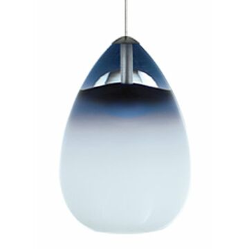 Alina One Light Pendant in Satin Nickel by Visual Comfort Modern