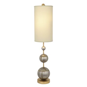 Marie 1-Light Buffet Lamp in Hand-finished silver spheres on gold