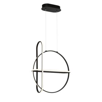 Eurofase Berkley 1-Light Chandelier in Black