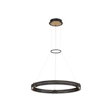Admiral LED Chandelier in Matte Black Gold by Eurofase