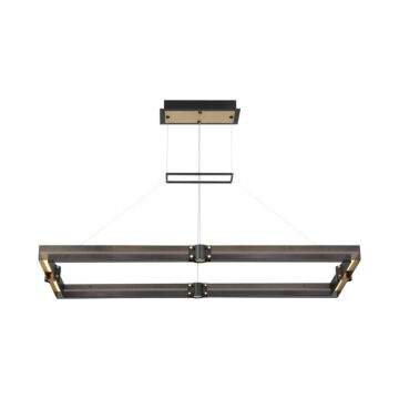 Admiral LED Chandelier in Matte Black Gold by Eurofase