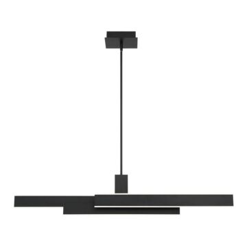Eurofase Cameno 1-Light Chandelier in Black