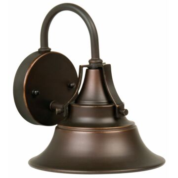 Union One Light Outdoor Wall Lantern in Oiled Bronze Gilded by Craftmade