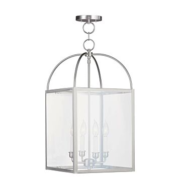 Milford 4-Light Pendant in Brushed Nickel