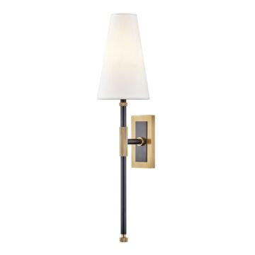 Bowery One Light Wall Sconce in Aged Old Bronze by Hudson Valley