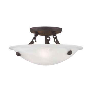 Oasis 3-Light Ceiling Mount in Bronze