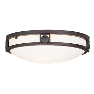 Titania 2-Light Ceiling Mount in Bronze