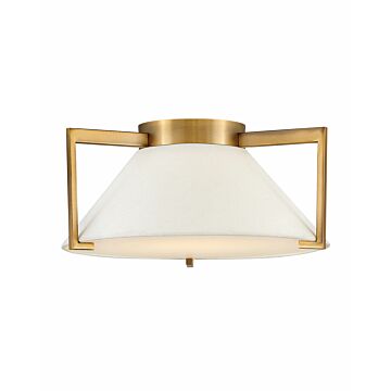 Hinkley Calla Flush Mount Ceiling Light In Brushed Bronze