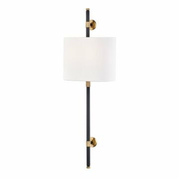 Bowery Two Light Wall Sconce in Aged Old Bronze by Hudson Valley