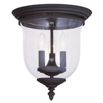 Legacy 3-Light Ceiling Mount in Black