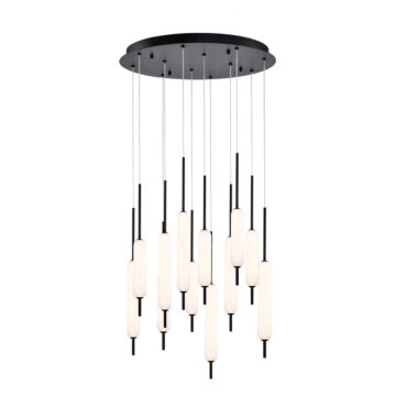 Eurofase Cumberland 12-Light Chandelier in Black