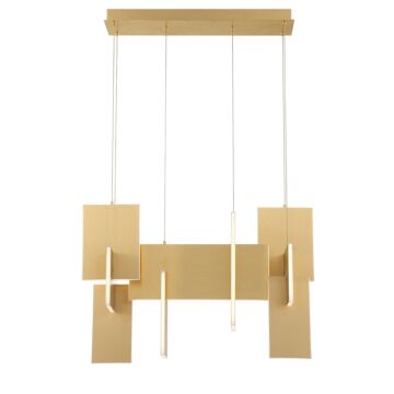 Eurofase Coburg 1-Light Chandelier in Gold