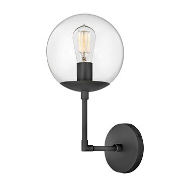 Hinkley Warby 1-Light Wall Sconce In Black