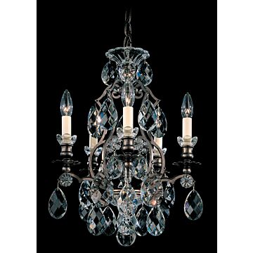 Renaissance Five Light Chandelier in Etruscan Gold by Schonbek