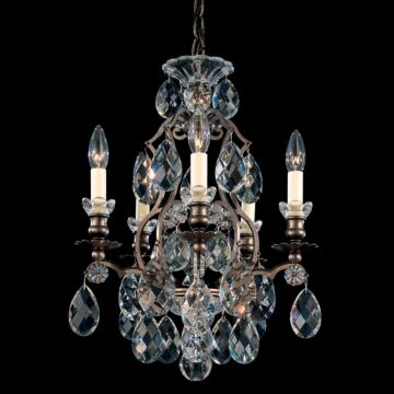 Renaissance Five Light Chandelier in Heirloom Bronze by Schonbek