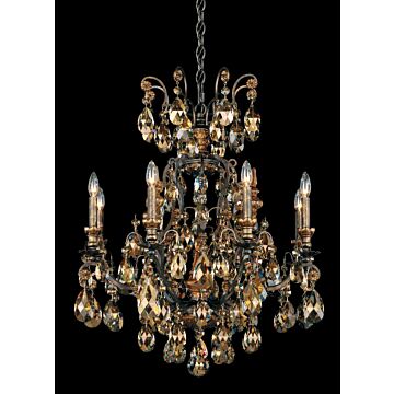 Renaissance Nine Light Chandelier in Heirloom Bronze by Schonbek