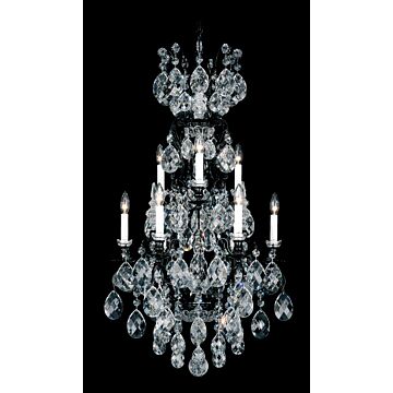 Renaissance Ten Light Chandelier in Etruscan Gold by Schonbek