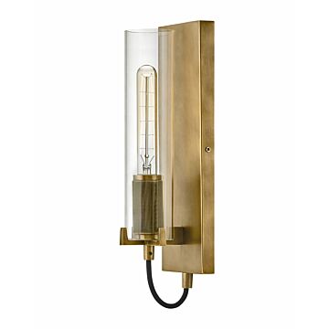 Hinkley Ryden 1-Light Wall Sconce In Heritage Brass