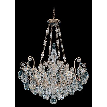 Renaissance Eight Light Pendant in French Gold by Schonbek