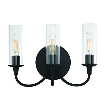 Craftmade Modina 3 Light 16 Inch Bathroom Vanity Light in Espresso