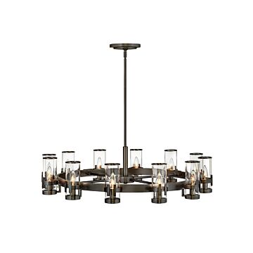 Hinkley Reeve 12-Light Pendant In Black Oxide