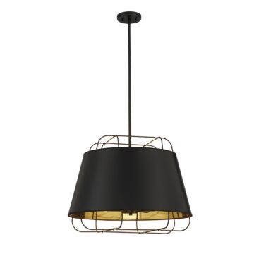 Eurofase Tura 6-Light Pendant in Black