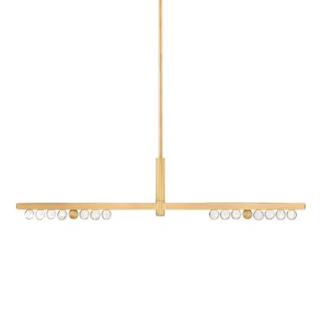 Annecy LED Linear in Vintage Brass by Corbett Lighting