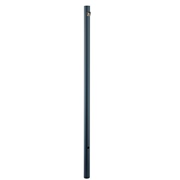 7-ft Black Direct Burial Post With Photocell