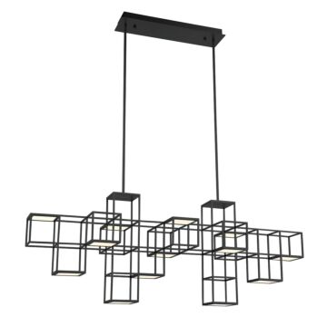 Eurofase Ferro 1-Light Chandelier in Black