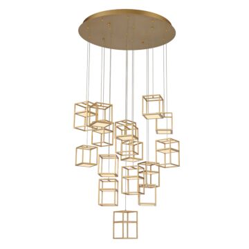 Eurofase Ferro 1-Light Chandelier in Gold